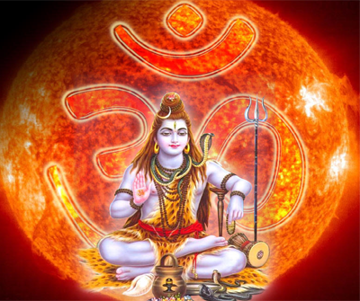 Lord Siva and Goddess Shakti, indicating dual aspects of the Lord, Prakrithi (Nature) and Purusha (Self). Beyond this concept of duality